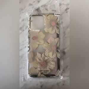 kate spade New York Case for iPhone 13 Pro - Hollyhock Floral Clear